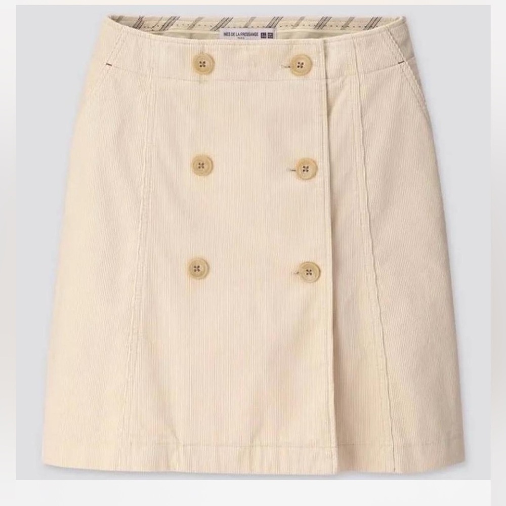 UNIQLO Ines De La Fressange Corduroy Mini Skirt